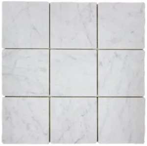 Castellana Carrara Natural Stone Mosaic Square Tile by Tile Republic, a Natural Stone Tiles for sale on Style Sourcebook