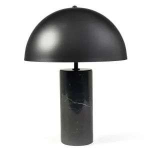 Dome Metal & Marble Table Lamp, Black by M Co Living, a Table & Bedside Lamps for sale on Style Sourcebook