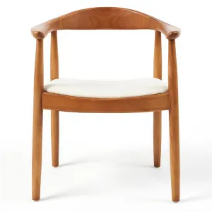Erikson Timber Carver Dining Chair, Walnut by M Co Living, a Dining Chairs for sale on Style Sourcebook