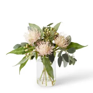 Pin Cushion Bouquet Tillie Vase Pink - 38cm by James Lane, a Plants for sale on Style Sourcebook