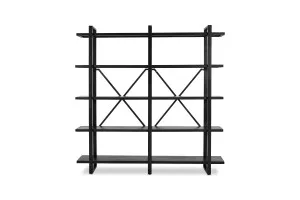 Dakota Bookshelf, Black, by Lounge Lovers by Lounge Lovers, a Wall Shelves & Hooks for sale on Style Sourcebook