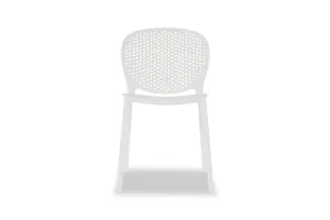 Bongo Outdoor Dining Chair, White, by Lounge Lovers by Lounge Lovers, a Dining Chairs for sale on Style Sourcebook