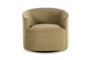 Autumn Swivel Accent Chair in Moss Green Velvet, by Lounge Lovers by Lounge Lovers, a Chairs for sale on Style Sourcebook