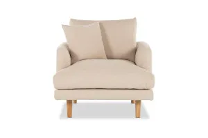 Hampton Modern Armchair, Havana Natural, by Lounge Lovers by Lounge Lovers, a Chairs for sale on Style Sourcebook