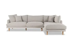 Hampton Right Open Corner Sofa, Havana Light Grey, by Lounge Lovers by Lounge Lovers, a Sofa Beds for sale on Style Sourcebook