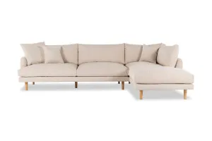 Hampton Right Open Corner Sofa, Havana Natural, by Lounge Lovers by Lounge Lovers, a Sofa Beds for sale on Style Sourcebook