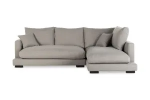 Long Beach Mini Right Corner Sofa, Florence Grey, by Lounge Lovers by Lounge Lovers, a Sofa Beds for sale on Style Sourcebook