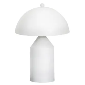 Lucas Metal Table Lamp, White by Cozy Lighting & Living, a Table & Bedside Lamps for sale on Style Sourcebook