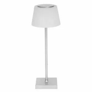 Tate Rechargeable LED Touch Lamp, Silver by Cozy Lighting & Living, a Table & Bedside Lamps for sale on Style Sourcebook