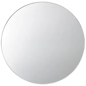 Coco Iron Frame Round Wall Mirror, 100cm, White by Elme Living, a Mirrors for sale on Style Sourcebook
