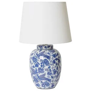 Xing Porcelain Base Table Lamp by Elme Living, a Table & Bedside Lamps for sale on Style Sourcebook