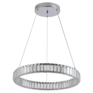 Eon Metal & Glass LED Single Ring Pendant Light, CCT by Shelon Lights, a Pendant Lighting for sale on Style Sourcebook