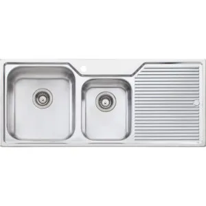 Nu-Petite 1-3/4 L/H Bowl Sink With Drainer Nth | Made From Stainless Steel By Oliveri by Oliveri, a Kitchen Sinks for sale on Style Sourcebook