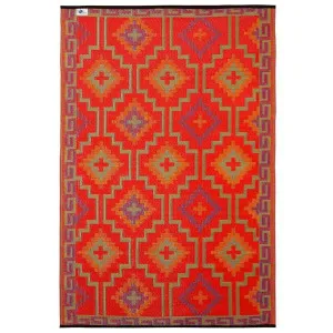 Lhasa Reversible Outdoor Rug, 300x240cm, Orange / Violet by Fobbio Home, a Outdoor Rugs for sale on Style Sourcebook