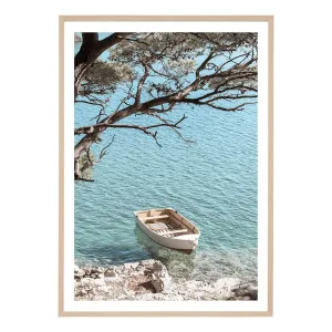 Calm Rowboat Framed Print in 45 x 62cm by OzDesignFurniture, a Prints for sale on Style Sourcebook