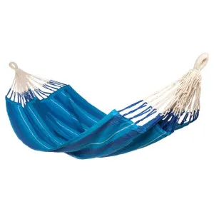 Verano Cotton Hammock, Double, Bright Blue by Fobbio Home, a Hammocks for sale on Style Sourcebook