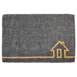 Ghar Coir Doormat, 75x45cm, Grey by Fobbio Home, a Doormats for sale on Style Sourcebook