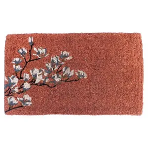 Magnolia Coir Doormat, 90x60cm, Coral by Fobbio Home, a Doormats for sale on Style Sourcebook