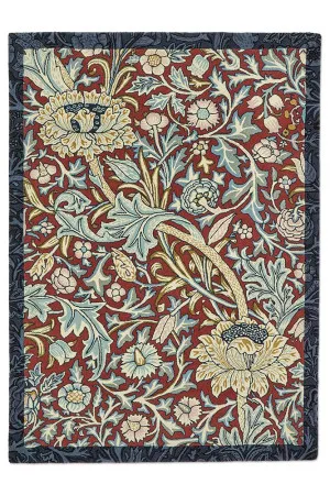 Morris & Co Trent Madder Red/Webb'S Blue 127510 by Morris & Co, a Contemporary Rugs for sale on Style Sourcebook