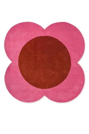Orla Kiely Flower Spot Pink/Red 158400 by Orla Kiely, a Contemporary Rugs for sale on Style Sourcebook