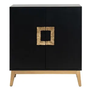 Muse 2 Door Side Cabinet, Black by Cozy Lighting & Living, a Cabinets, Chests for sale on Style Sourcebook