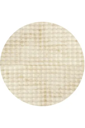 Bubble Washable Rug - Natural Round by Rug Culture, a Contemporary Rugs for sale on Style Sourcebook