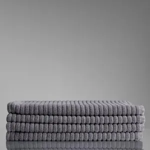 Canningvale Alessia Rib Rib Bath Mat - Dusk, Bamboo by Canningvale, a Sheets for sale on Style Sourcebook
