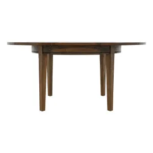 Mango Creek Round Extension Dining Table 120-170cm in Rustic Chocolate by OzDesignFurniture, a Dining Tables for sale on Style Sourcebook