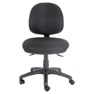 Mondo Java Fabric Office Chair, Mid Back, Black by Mondo, a Chairs for sale on Style Sourcebook