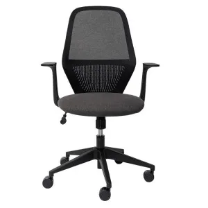 Mondo Soho Mesh Back Fabric Office Chair, Black by Mondo, a Chairs for sale on Style Sourcebook