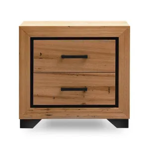 Brooks Wormy Chestnut Timber Bedside Table by Everblooming, a Bedside Tables for sale on Style Sourcebook
