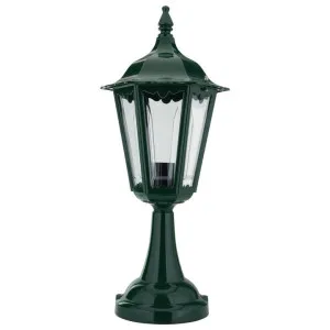 Chester Italian Made IP43 Exterior Pillar Lantern, Small, Green by Domus Lighting, a Lanterns for sale on Style Sourcebook