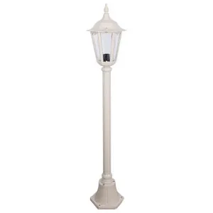 Chester Italian Made IP43 Exterior Post Lantern, 1 Light, 132cm, Beige by Domus Lighting, a Lanterns for sale on Style Sourcebook