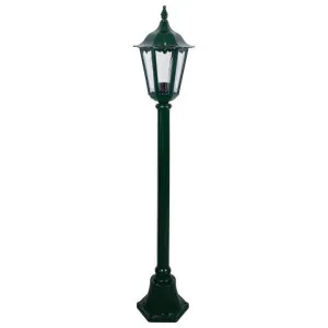 Chester Italian Made IP43 Exterior Post Lantern, 1 Light, 132cm, Green by Domus Lighting, a Lanterns for sale on Style Sourcebook