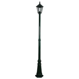 Chester Italian Made IP43 Exterior Post Lantern, 1 Light, 229cm, Green by Domus Lighting, a Lanterns for sale on Style Sourcebook