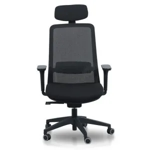 Beulah Mesh Fabric Office Chair, Black by Conception Living, a Chairs for sale on Style Sourcebook