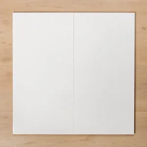 White Gemma Tile Rectified Matt 300 x 600 x 9mm Ceramic by The Blue Space, a Ceramic Tiles for sale on Style Sourcebook