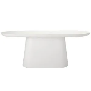 Odette White Concrete Dining Table by James Lane, a Dining Tables for sale on Style Sourcebook