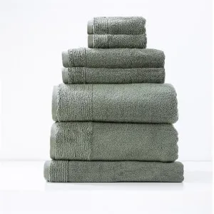 Renee Taylor Aireys 7 Piece Agave Bath Towel Pack by null, a Towels & Washcloths for sale on Style Sourcebook
