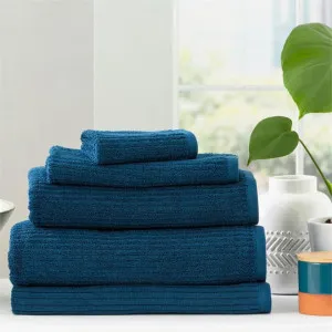Renee Taylor Cobblestone 5 Piece Ink Towel Pack by null, a Towels & Washcloths for sale on Style Sourcebook