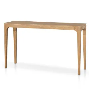 Ex Display - Tamia 1.4m Oak Console Table - Natural by Interior Secrets - AfterPay Available by Interior Secrets, a Console Table for sale on Style Sourcebook