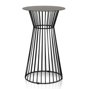 Romeo Round Bar Table - Full Black by Interior Secrets - AfterPay Available by Interior Secrets, a Bar Tables for sale on Style Sourcebook
