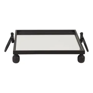Blair Square Mirror Tray 40.5x11cm in Black by OzDesignFurniture, a Trays for sale on Style Sourcebook