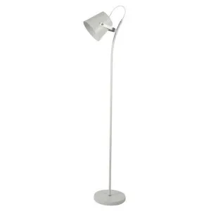 Elsa Metal Floor Lamp, White by Domus Lighting, a Floor Lamps for sale on Style Sourcebook