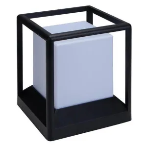 Cubed IP65 Exterior Pillar Mounted Light, Black by Domus Lighting, a Lanterns for sale on Style Sourcebook