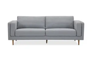 Lisa 3 Seat Sofa, Grey, by Lounge Lovers by Lounge Lovers, a Sofas for sale on Style Sourcebook