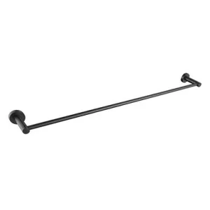 Bloom Single Towel Rail 750mm Brush Gunmetal | Made From Brass In Brushed Gunmetal By ADP by ADP, a Towel Rails for sale on Style Sourcebook