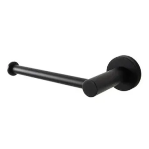 Bloom Toilet Roll Holder Matte | Made From Brass In Black By ADP by ADP, a Toilet Paper Holders for sale on Style Sourcebook