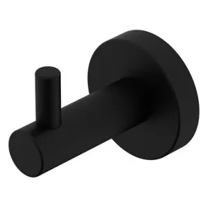 Soul Robe Hook Matte | Made From Brass In Black By ADP by ADP, a Shelves & Hooks for sale on Style Sourcebook