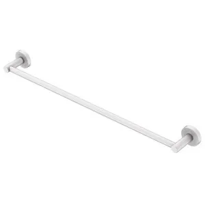 Soul Single Towel Rail 600mm Matte | Made From Brass In White By ADP by ADP, a Towel Rails for sale on Style Sourcebook